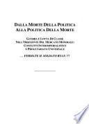 Dalla morte della politica alla politica della morte