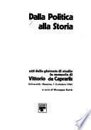Dalla politica alla storia