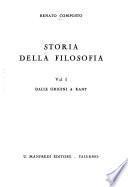 Dalle origini a Kant