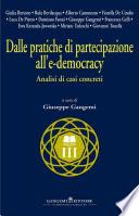 Dalle pratiche di partecipazione all’e-democracy