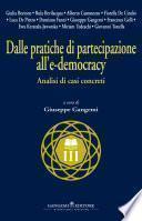 Dalle pratiche di partecipazione all’e-democracy