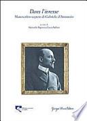 «Dans l'ivresse». Manoscritto segreto di Gabriele d'Annunzio