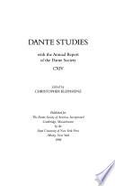 Dante Studies, with the Annual Report of the Dante Society