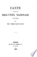 Dante vaticinatore dell'unità nazionale