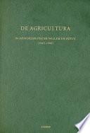 De Agricultura