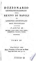 De fiumi Laghi, Fonti, Golfi, Monti, Promontrj [!], Vulcani, E Boschi ; MO - ZI