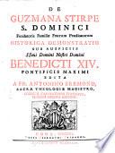 De Guzmana stirpe S. Dominici Historica demonstratio