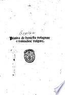 De honesta voluptate & valitudine vulgare