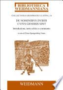 De nominibus dubiis cuius generis sint