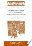 De nominibus dubiis cuius generis sint