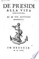 De presidi alla vita christiana