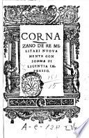 De re militari nuouamente con somma diligentia impresso
