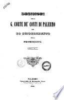 Decisioni della G. Corte de' Conti di Palermo per lo scioglimento della promiscuità