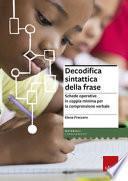 Decodifica sintattica della frase