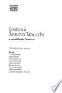 Dedica a Antonio Tabucchi