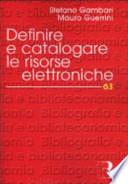 Definire e catalogare le risorse elettroniche