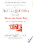 Degli stili nell'architettura: (text): Barocco, Neoclassico, Moderno