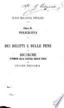Dei delitti e delle pene
