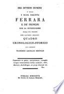 Dei divesi dominij a'quali è stata soggetta Ferrara e de'principi che la governarono