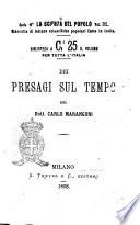 Dei presagi sul tempo del dott. Carlo Marangoni