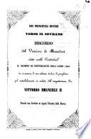 Dei principali doveri verso il sovrano discorso del vescovo di Mondovì detto nella cattedrale il giorno di Pentecoste dell'anno 1849 ..