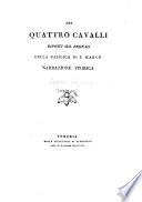 Dei quattro cavalli riposti sul pronao della Basilica di S. Marco