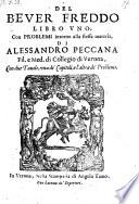 Del bever freddo libro uno con problemi intorno alla stessa materia