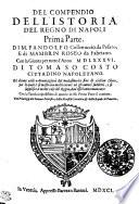 Del Compendio Dell'Istoria Del Regno Di Napoli