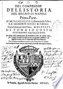 Del compendio dell'istoria del regno di Napoli