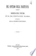 Del contado della Martesana dissertazione postuma del sac. dott. Giovanni Dozio