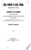 Del furto e sua pena