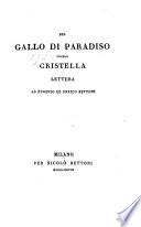 Del gallo di paradiso ovvero cristella
