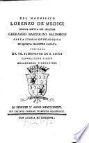 Del magnifico Lorenzo de' Medici