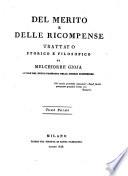 Del merito e delle ricompense: Del merito