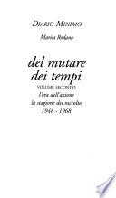 Del mutare dei tempi