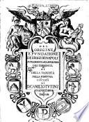 Del origine, e fundatione de'seggi di Napoli. Suplimento all'Apologia del Terminio. Et della varieta della fortuna discorsi