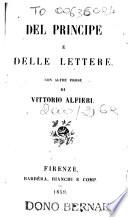 Del principe e delle lettere con altre prose di Vittorio Alfieri