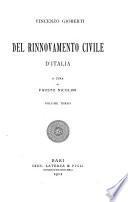 Del rinnovamento civile d'Italia