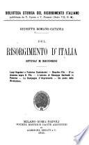 Del risorgimento d'Italia, studi e ricordi