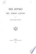 Del ritmo nel verso latino