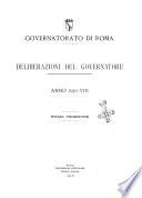 Deliberazioni del governatore