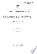 Deliberazioni del governatore