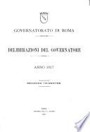 Deliberazioni del governatore
