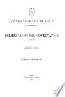 Deliberazioni del governatore