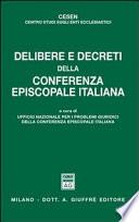 Delibere e decreti della Conferenza episcopale italiana