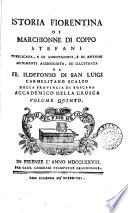 Delizie degli eruditi toscani (pubbl. da fr. Ildefonso di San Luigi).