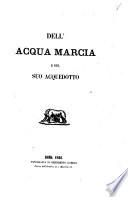 Dell'acqua Marcia e del suo acquedotto