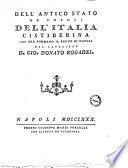 Dell'antico stato de' popoli dell'Italia Cistiberina che ora formano il Regno di Napoli del cavaliere d. Gio. Donato Rogadei