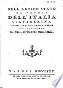 Dell' antico stato de' popoli dell' Italia cistiberina che ora formano il regno di Napoli