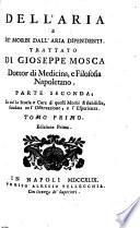 Dell'aria e de'morbi dall'aria dipendenti